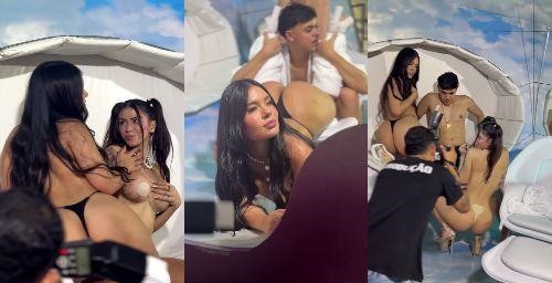 XXX Estter Muniz e Mc Pipokinha em ensaio fotográfico semi nuas