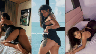 Melissa Montagnole sensualizando semi nua em vídeo do privacy