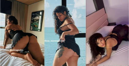 Melissa Montagnole sensualizando semi nua em vídeo do privacy