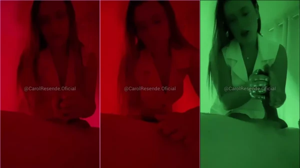 Video gostoso onde a Carol Resende faz uma massagem com final feliz pro amigo