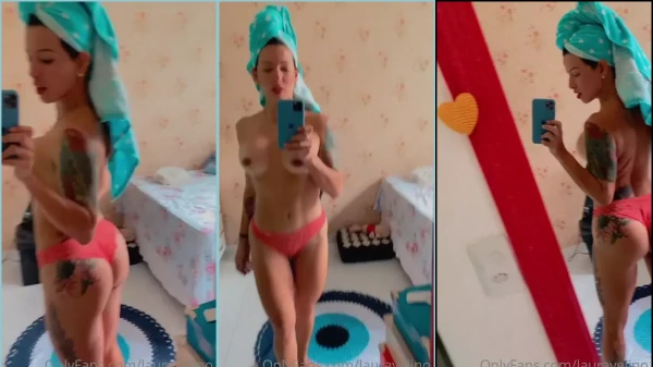 Xxx novinha Laura Lin no porno de toalha