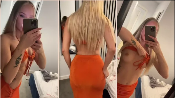 Zara Yasmin dando aquela provocada na frente do espelho do quarto
