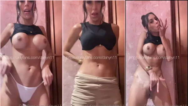 Vídeo da dahyn11 se deliciando com os dedos e saboreando