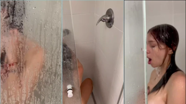 Cibelly Ferreira toda soltinha no banho, se mostrando à vontade