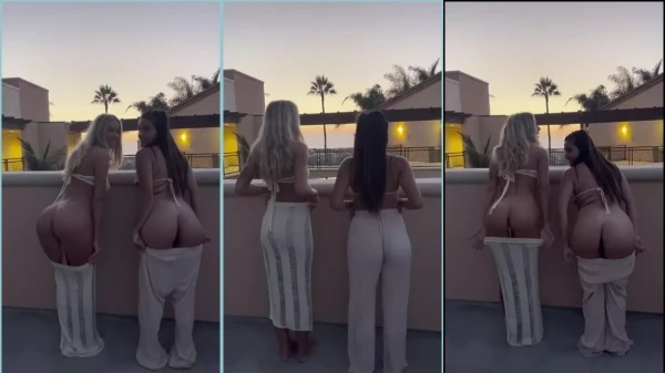 A Dakota Lyn desce as calças e exibe o bumbum