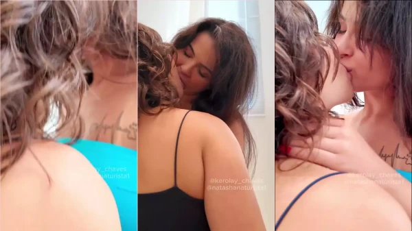 Rolou um vazamento da Natasha Naturista se divertindo com a amiga na cama!