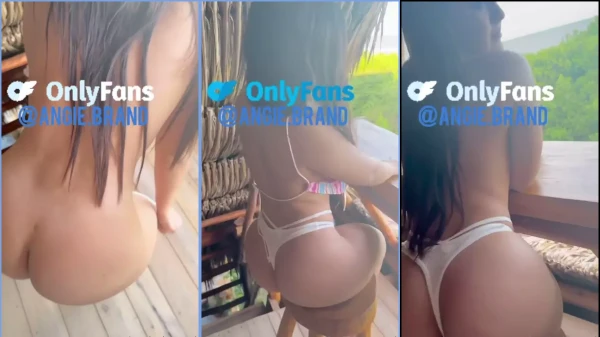 Gaúcha cheia de charme, Angie Brand se despindo e mostrando tudo!