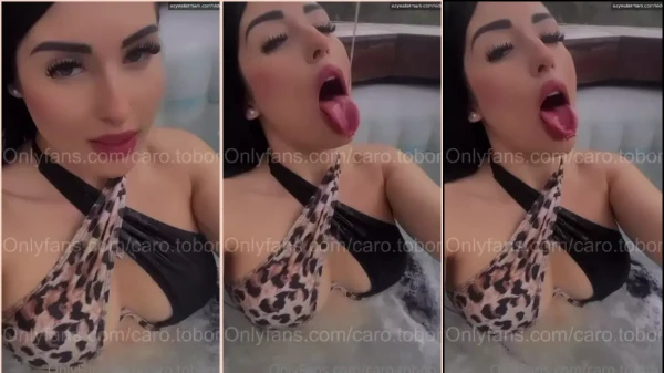 Carolina Tobon deu uma escorregada na banheira e bombou na internet!