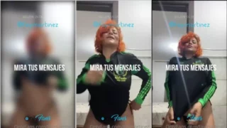 Fay Martínez, essa delícia de peruca roxa, mostrando todo seu corpo provocante!