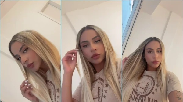 Sofia Lopes se exibindo de forma bem sensual