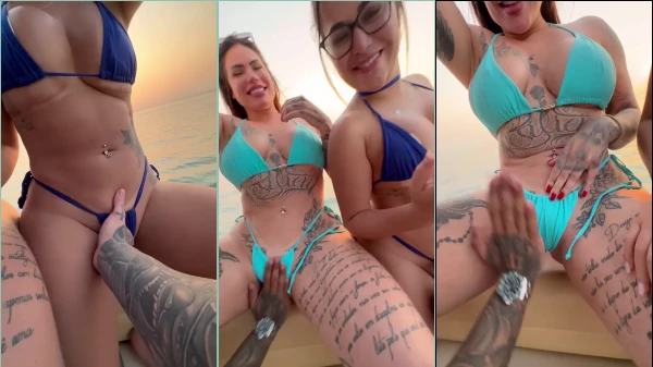 Anny Alves curtindo seu Privacy com o corpão na lancha
