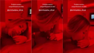 Rolou um vídeo na internet da loirinha da live dando uma mamadinha!