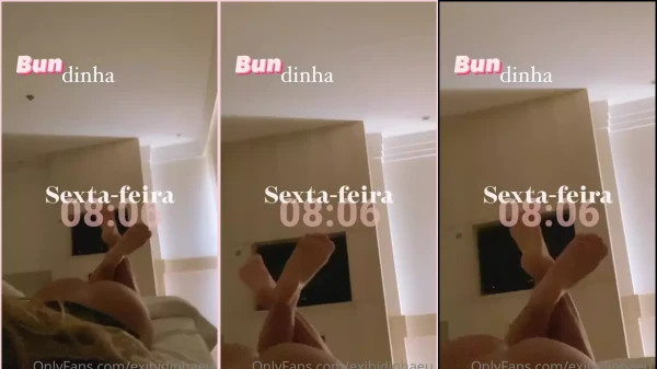 Lais, toda cheia de charme, mostrando seu corpão pela manhã