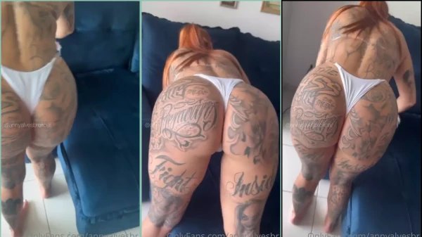 Anny Alves, toda tatuada e cheia de curvas, se jogando no mundo das gravações pornôs
