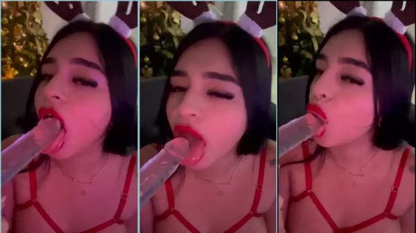 Natalia Galvis saboreando um prazer irresistível