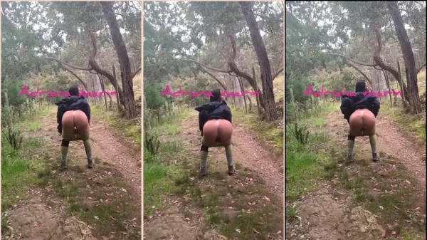 OnlyFans de graça, com a Amr777 só de calcinha dando um rolê na fazenda