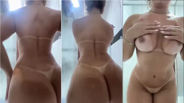 Rolou um vídeo da Aninha se banhando toda nua!