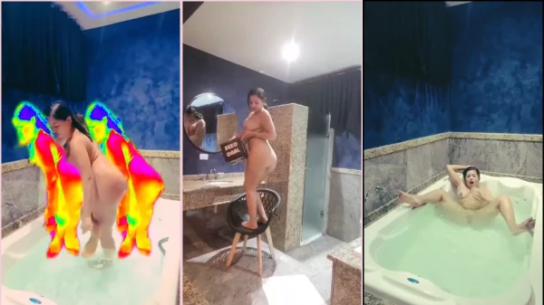 Flavia Tamayo no vídeo ousado, toda peladinha arrasando na dança