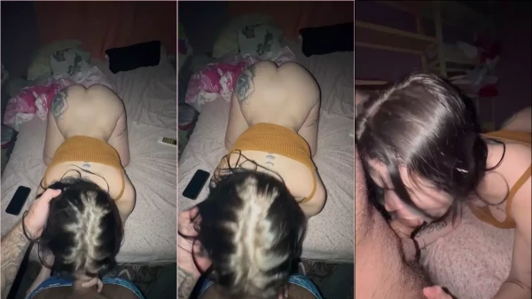 Apareceu na internet a Maria Leite fazendo um oralzinho