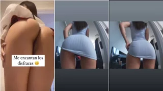 Aileen Silva, a safadinha, arrasa em vídeo com sua saia xadrez no strip!