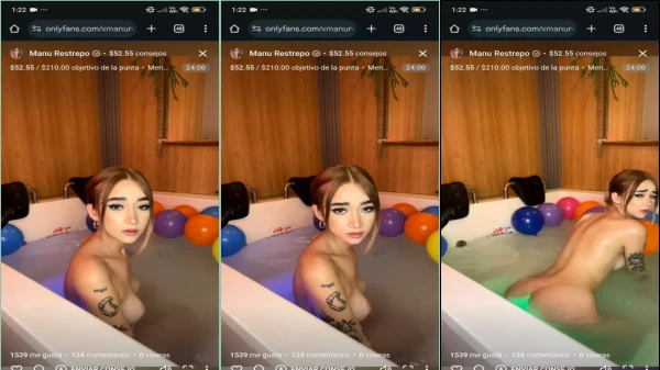 Os vídeos da Manu Restrepo no OnlyFans são bem ousados