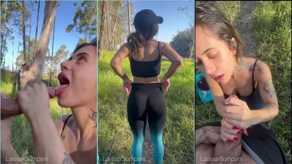 Larissa Sumpani mostrando toda sua ousadia em um vídeo picante na natureza!