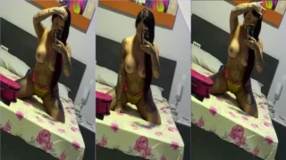 Vazou um vídeo da Lolla Martinelli deitada na cama, sem sutiã!