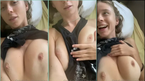 Seu corpo lindo mostrando as teta volumosos