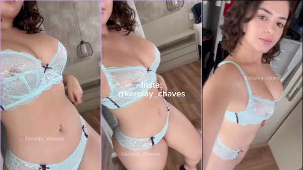 Os vídeos da Kerolay Chaves mostram a intimidade da gata de bundão