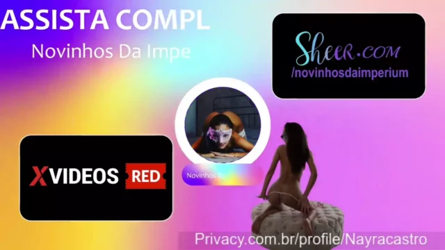 Nayra Castro no vídeo saboreando um membro delicioso