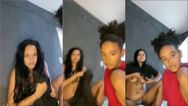 Transmissão ao vivo do Buzz Cast com uma ninfetinha e sua amiga, tudo de forma caseira!