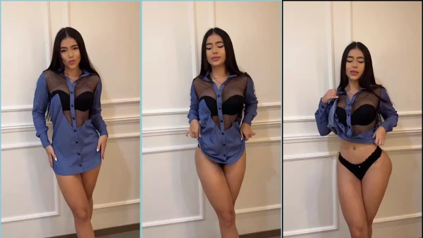 Ana Gandica em um vídeo de tirar o fôlego, morena irresistível explorando os pontos quentes