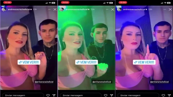 Deixando de lado os formalismos, no perfil da Andressa Urach tem um vídeo dela com o filhão!