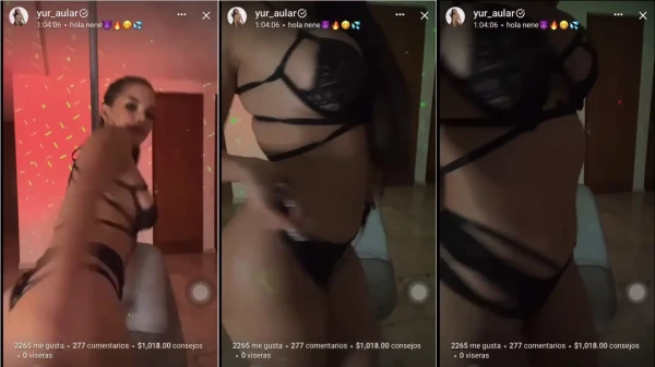 Yur arrasando na pole dance, toda safadinha e cheia de charme!