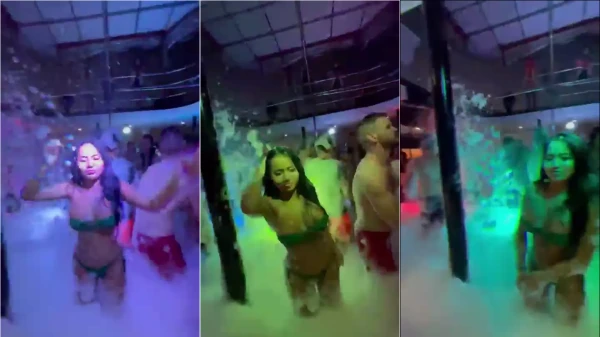 Vídeo da Praew Asian na festinha, olha que delícia!