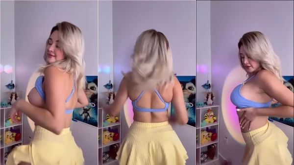Vídeo que vazou da Sharon Winner exibindo os peitões