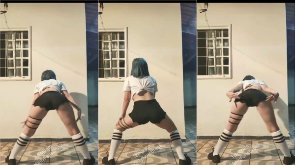 Leticia Shirayuki arrasando na dança com todo seu encanto sensual