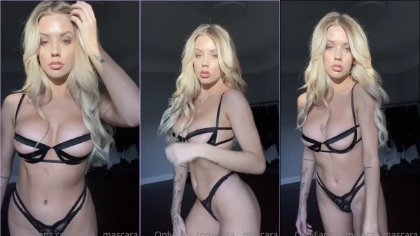 Sara com uma calcinha tão sexy que é de perder o fôlego!